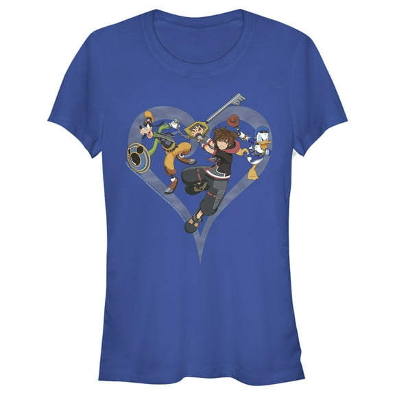 Junior's Kingdom Hearts 3 Ready to Fight  Graphic Tee Royal Blue Small