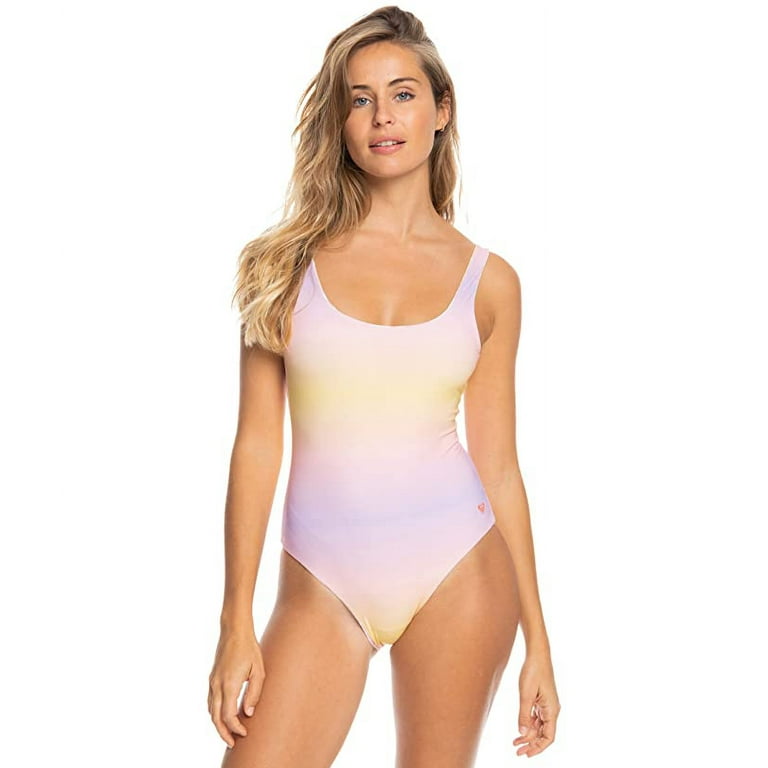 Roxy Lahaina Lights Reversible One piece In Peach Bud Walmart