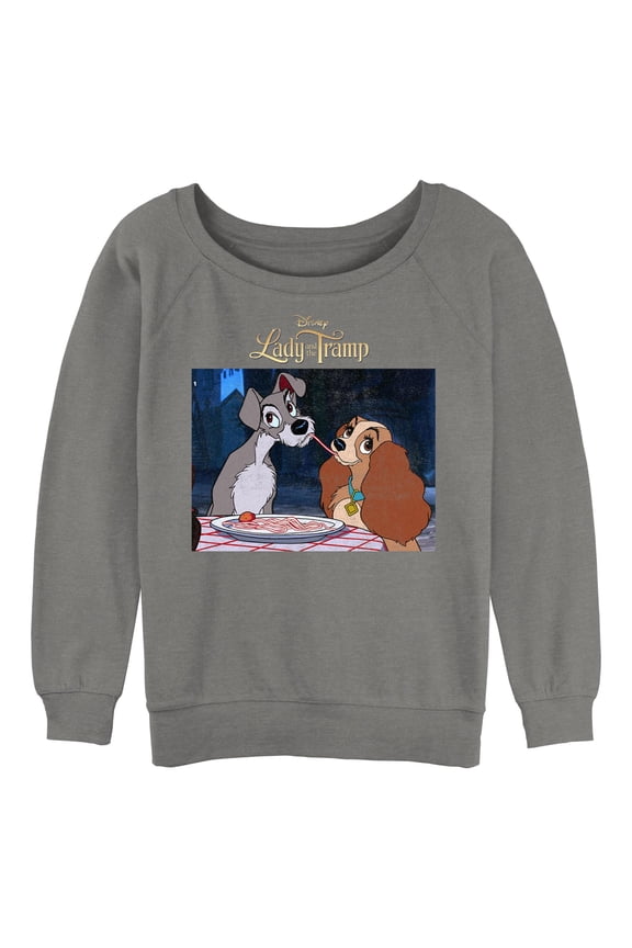 Junior's Lady and the Tramp Spaghetti Scene Sweatshirt