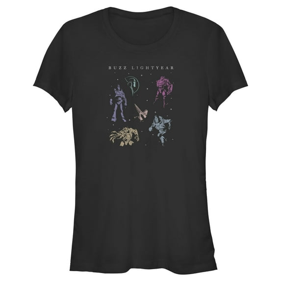 Junior's Lightyear Buzz in Space Graphic Tee Black 2X Large