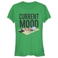 thumbnail image 1 of Junior's Lilo & Stitch Current Mood  Graphic Tee Kelly Green 2X Large, 1 of 3