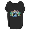 thumbnail image 1 of Junior's Lilo & Stitch Cute But Crazy Graphic Tee Black 3X, 1 of 4