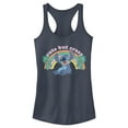 thumbnail image 1 of Junior's Lilo & Stitch Cute But Crazy Racerback Tank Top Indigo 2X Large, 1 of 4