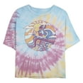 thumbnail image 1 of Juniors' Lilo & Stitch Distressed Alien Aloha Retro Cropped T-Shirt, 1 of 4