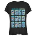 thumbnail image 1 of Junior's Lilo & Stitch Emotions Of Experiment 626 Graphic Tee Black Medium, 1 of 3