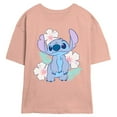 thumbnail image 1 of Junior's Lilo & Stitch Floral Cutie Graphic T-Shirt, 1 of 3