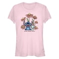 thumbnail image 1 of Junior's Lilo & Stitch Floral Scrump and Stitch  Graphic T-Shirt, 1 of 4