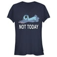 thumbnail image 1 of Junior's Lilo & Stitch Not Today  Graphic Tee Navy Blue Medium, 1 of 3