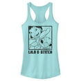 thumbnail image 1 of Junior's Lilo & Stitch Snapshot with Attitude Racerback Tank Top Cancun Medium, 1 of 4