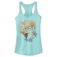 thumbnail image 1 of Junior's Lilo & Stitch Tropical Ukulele Racerback Tank Top Cancun Large, 1 of 4