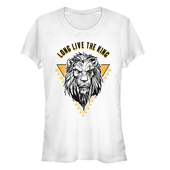 Junior's Lion King Live Scar  Graphic Tee White Small