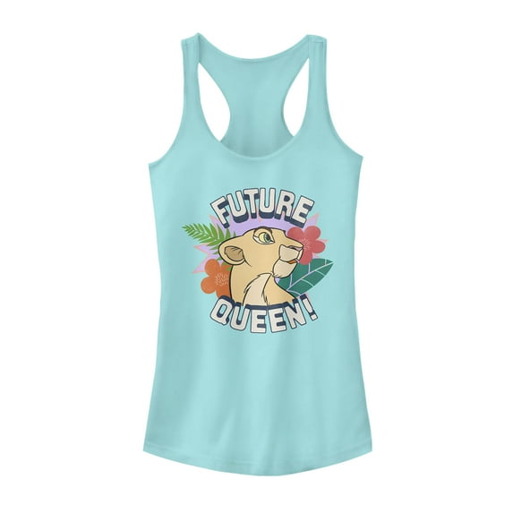 Junior's Lion King Nala Future Queen Racerback Tank Top Cancun X Large