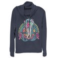 thumbnail image 1 of Junior's Lion King Rafiki Geometric Rainbow  Cowl Neck Sweatshirt Navy Blue 3X Large, 1 of 4