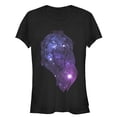 thumbnail image 1 of Junior's Lion King Scar Star Profile Graphic Tee Black Small, 1 of 2