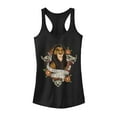 thumbnail image 1 of Junior's Lion King Scar Surrounded By Idiots Tattoo Racerback Tank Top Black Small, 1 of 4