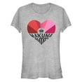 thumbnail image 1 of Junior's Lion King Valentine Hakuna Matata Heart  Graphic Tee Athletic Heather 2X Large, 1 of 2