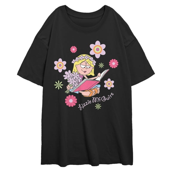 Juniors Lizzie McGuire Flower Crown Teen T Shirt