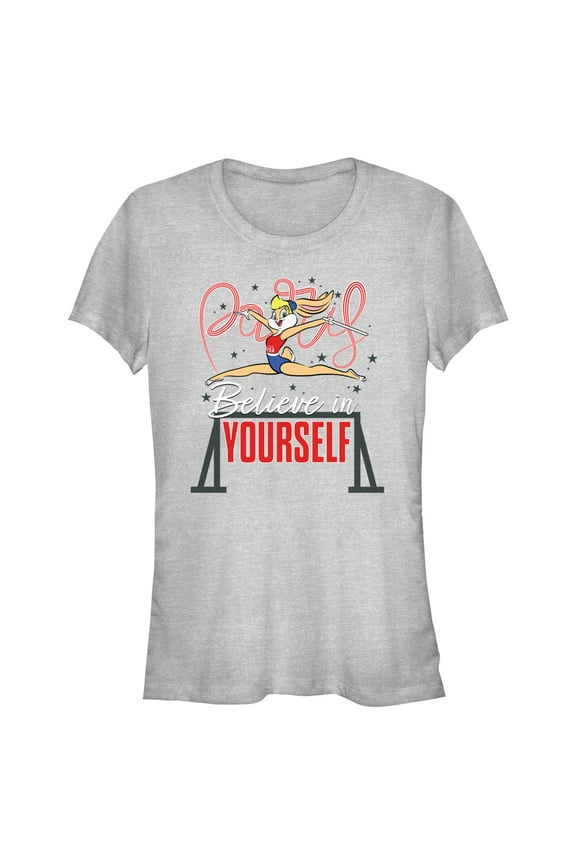 Junior's Looney Tunes Lola Bunny Believe in Yourself  Graphic T-Shirt