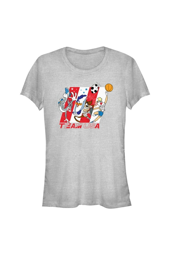Junior's Looney Tunes Sports Crew Graphic T-Shirt