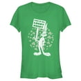 thumbnail image 1 of Junior's Looney Tunes St. Patrick's Day Bugs Bunny This is My Lucky Shirt  Graphic Tee Kelly Green Small, 1 of 3
