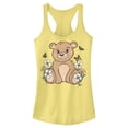 thumbnail image 1 of Junior's Lost Gods Adorable Teddy  Racerback Tank Top Banana Large, 1 of 4