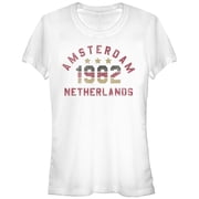 Juniors Lost Gods Amsterdam Netherlands 1982 Graphic Tee White Medium