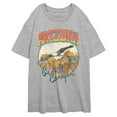 thumbnail image 1 of Junior's Lost Gods Arizona Grand Canyon Bald Eagle Graphic Oversized T-Shirt, 1 of 2