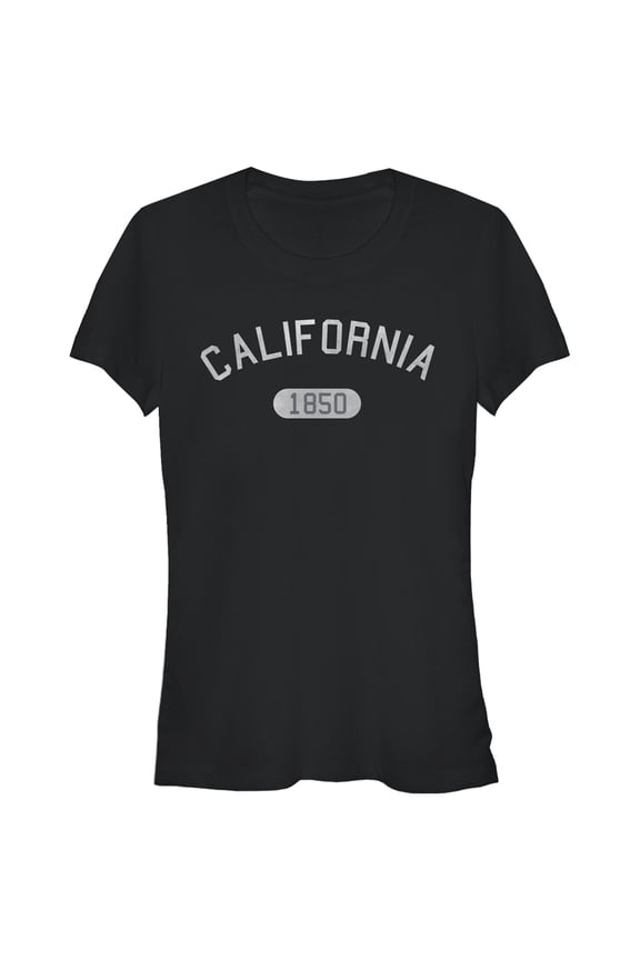 Junior's Lost Gods Cali 1850 Graphic Tee Black Small
