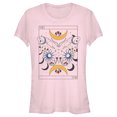 thumbnail image 1 of Junior's Lost Gods Celestial Butterfly Tarot Graphic Tee Light Pink X Large, 1 of 3