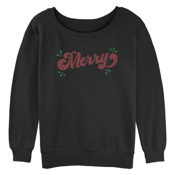 Junior's Lost Gods Christmas Merry Mistletoe Sweatshirt