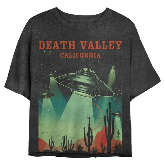Junior's Lost Gods Death Valley UFO  Graphic T-Shirt