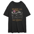 thumbnail image 1 of Junior's Lost Gods Distressed All Things Are Possible Graphic Oversized T-Shirt, 1 of 2