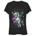thumbnail image 1 of Junior's Lost Gods Epic Unicorn  Graphic Tee Black X Large, 1 of 2