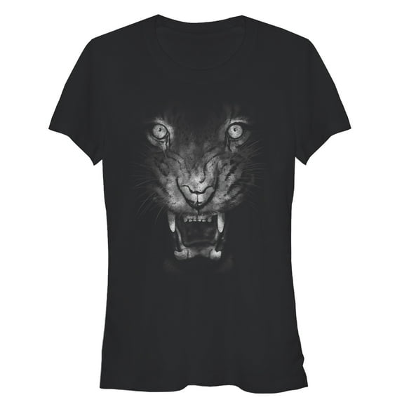 Junior's Lost Gods Eye of the Jaguar Graphic Tee Black Medium