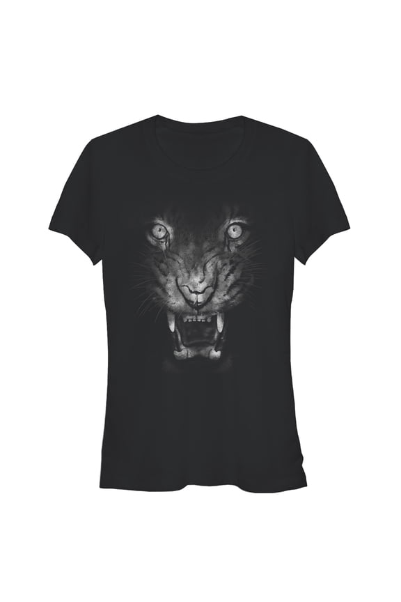 Junior's Lost Gods Eye of the Jaguar Graphic Tee Black Medium