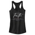 thumbnail image 1 of Junior's Lost Gods Faith Definition  Racerback Tank Top Black Small, 1 of 5