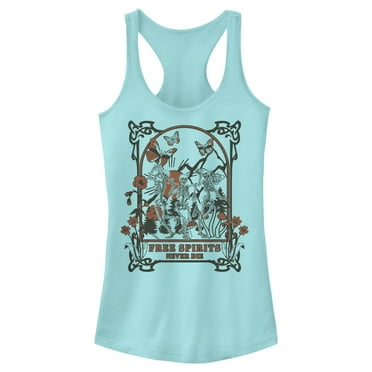 Junior's Lost Gods Free Spirits Skeletons  Racerback Tank Top Cancun Large
