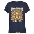 thumbnail image 1 of Junior's Lost Gods Good Things Take Time  Graphic Tee Navy Blue Medium, 1 of 3