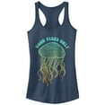 thumbnail image 1 of Junior's Lost Gods Good Vibes Jellyfish  Racerback Tank Top Indigo 2X Large, 1 of 3