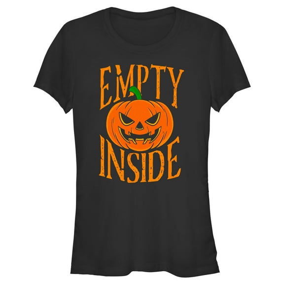 Junior's Lost Gods Halloween Empty Inside Graphic Tee Black Small