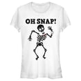 thumbnail image 1 of Junior's Lost Gods Halloween Oh Snap Graphic Tee White Small, 1 of 3