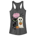 thumbnail image 1 of Junior's Lost Gods Halloween Treat Friends Racerback Tank Top Charcoal 2X Large, 1 of 4