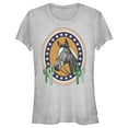 thumbnail image 1 of Junior's Lost Gods Horse Star Frame Portrait Graphic Tee Athletic Heather Large, 1 of 3