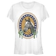 thumbnail image 1 of Junior's Lost Gods Horse Star Frame Portrait Graphic Tee White Large, 1 of 3