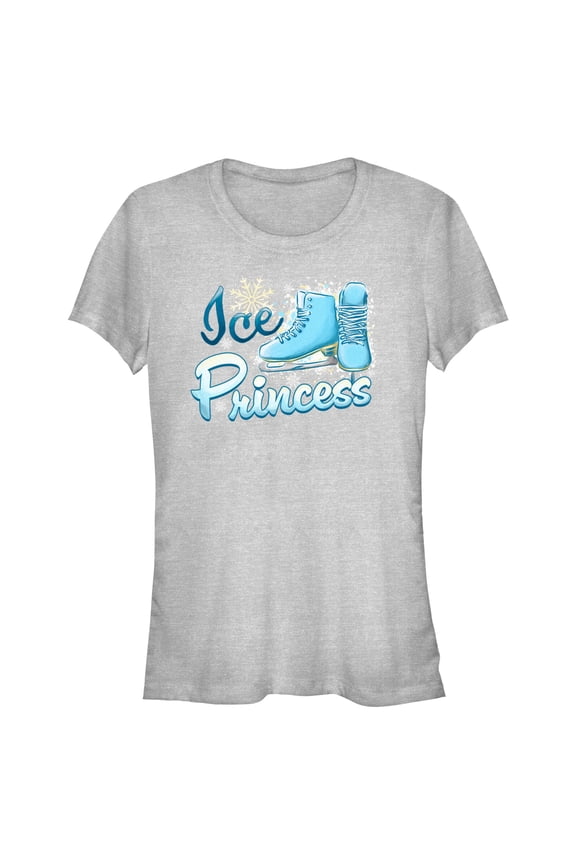 Junior's Lost Gods Ice Princess Graphic Tee Athletic Heather Small