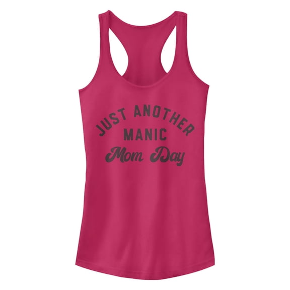Junior's Lost Gods Just Another Manic Mom Day Racerback Tank Top