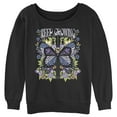 thumbnail image 1 of Junior's Lost Gods Keep Growing Butterfly Sweatshirt Black Small, 1 of 4