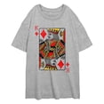 thumbnail image 1 of Junior's Lost Gods King of Diamonds Distressed  Graphic T-Shirt, 1 of 2
