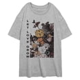 thumbnail image 1 of Junior's Lost Gods Let Love Grow Painting Graphic Oversized T-Shirt, 1 of 2