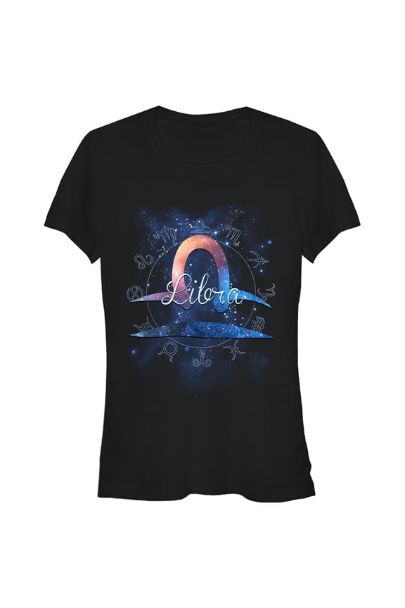 Junior's Lost Gods Libra Graphic Tee Black Large